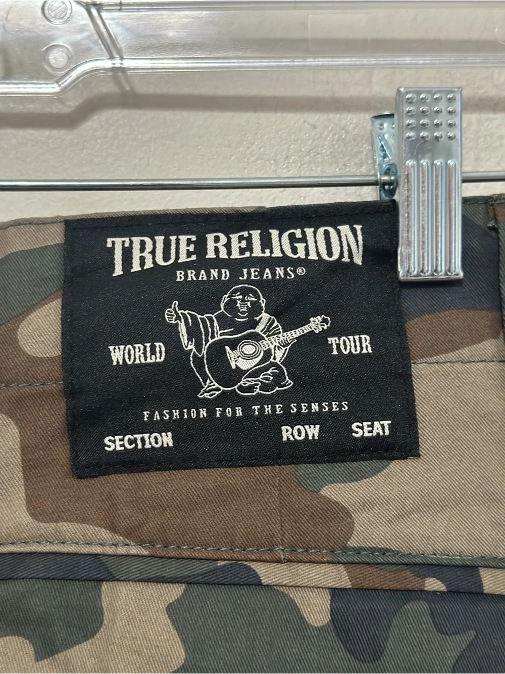 True Religion Camo Cargo Shorts Men’s Size 30 NWT Military Utility Cotton
